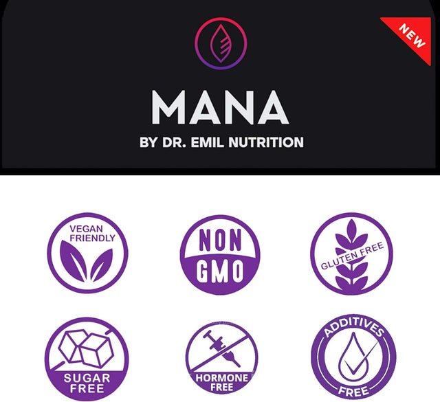 DR EMIL NUTRITION MANA Post-Workout Recovery Capsule for Women with L-Glutamine and Sustamine to Support Muscle Recovery & Immune Health, 30 Servings