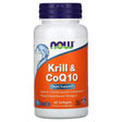 NOW Foods Krill & Coq10, 60 Softgels