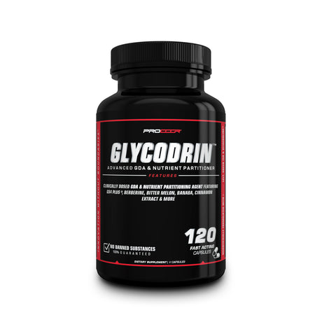 GLYCODRIN - Powerful GDA, Glucose Disposal & Nutrient Partitioner Agent with GS4 Plus; 120 V Caps (60 Servings)