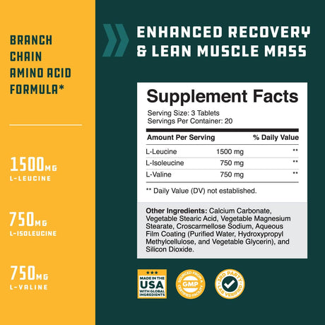 Bundle of Branch Chain Amino Acids Supplement and High Strength Tri Phase Creatine Pills - Vegan BCAA Capsules Post Workout Muscle Recovery and Growth Support - Muscle Mass Gainer and Muscle Recovery