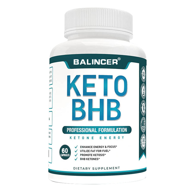 Balincer Premium Keto Diet Pills - Utilize Fat for Energy with Ketosis - Boost Energy & Focus, Manage Cravings, Support Metabolism - Keto Bhb Supplement for Women & Men