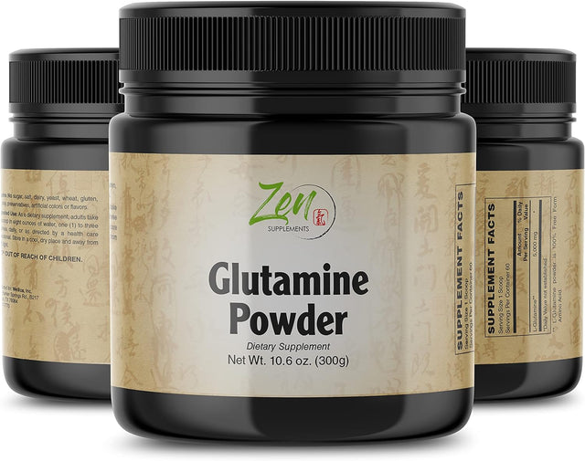 L-Glutamine Powder for Muscle Recovery, Healthy Gut, GI Immune Function, Supports Bowel Regularity 300 Gr-Powder