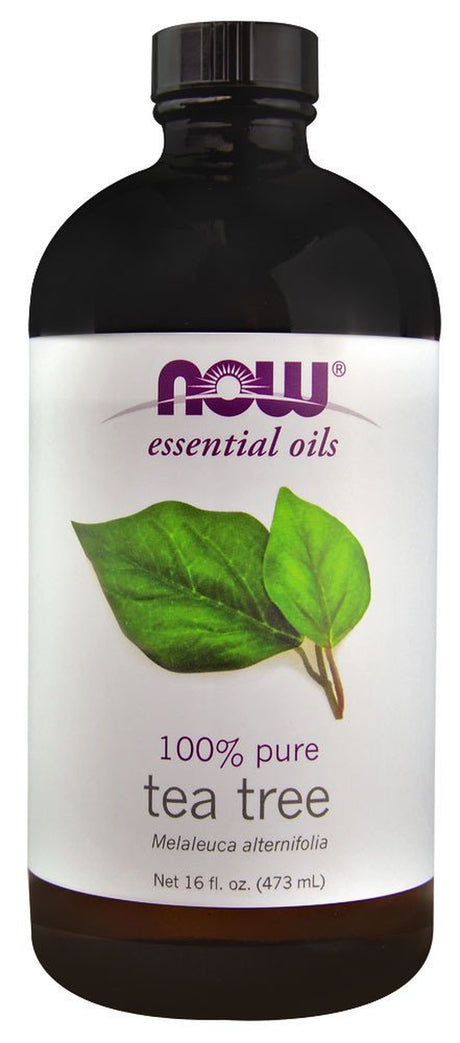 NOW Essential Oils 100% Pure Tea Tree -- 16 Fl Oz