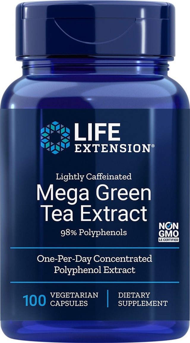 Life Extension Mega Green Tea Extract -- 100 Vegetarian Capsules