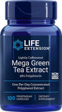 Life Extension Mega Green Tea Extract -- 100 Vegetarian Capsules