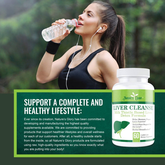 Liver Cleanse and Detox for Supporting for the Liver - Herbal Detoxification for Maintaining Proper Liver Function and Supports the Cleansing Process - 60 Capsules