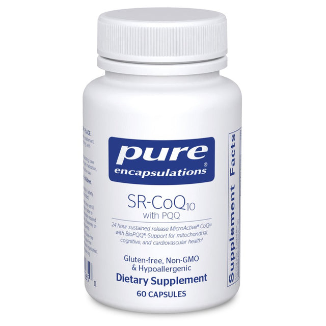 Pure Encapsulations Sr-Coq10 with PQQ | Supplement to Support Antioxidants, Cognitive, Mitochondrial, and Cardiovascular Health* | 60 Capsules