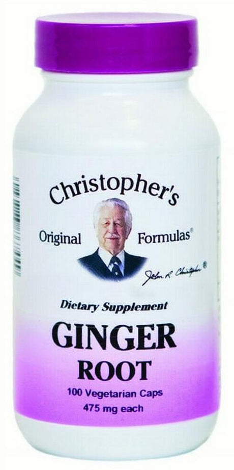 Christopher'S Original Formulas Ginger, 100 Ct