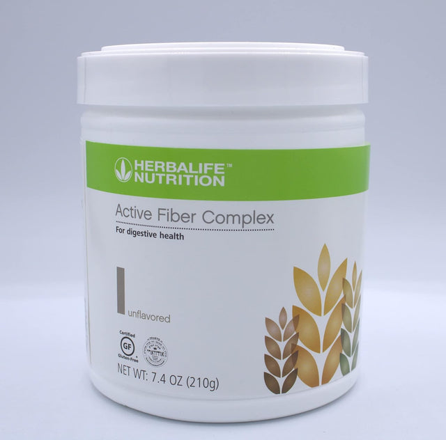 Herbalife Unflavored Active Fiber Complex: (210G) 7.4 Oz. for Digestive Health, Natural Flavor, Gluten-Free, 10 Calories