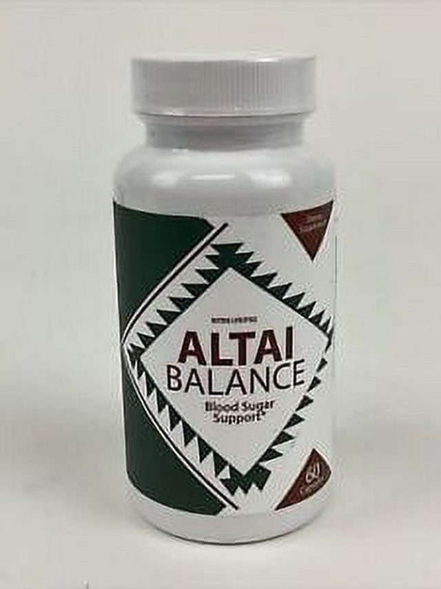 Altai Balance Herbal Supplement Supports Blood Sugar 60 Capsules Exp 09/2023