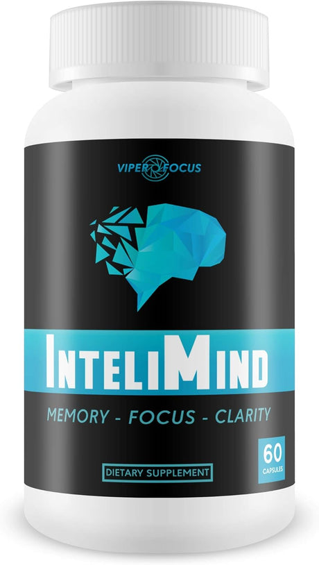 Intelimind - Memory - Focus - Clarity - Support Improved Brain Function - Help Improve Memory Storage - Aid Increased Energy and Mental Endurance - Proprietary Brain Formula Designed High Performance