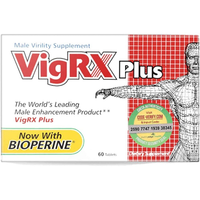 Vigrx plus Male Virility Herbal Dietary Supplement Pill - 60 Tablets (3 Box) One Customer Reported That the Product Can Make You Sick. If You Experience This Pl...