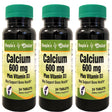 People'S Choice Calcium 600 + Vitamin D3 Bone Breast Health 72 Tablets 3 Pack