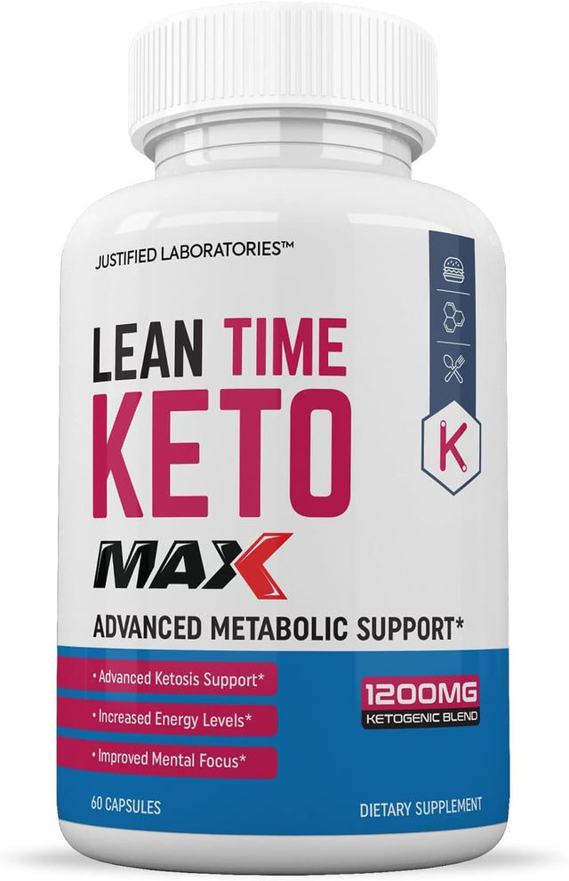 (3 Pack) Lean Time Keto 1200MG Pills Includes Apple Cider Vinegar Gobhb Strong Exogenous Ketones Advanced Ketogenic Supplement Ketosis Support for Men Women 180 Capsules