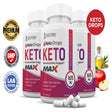 (3 Pack) Keto Drops Keto ACV MAX Pills 1675Mg Alternative to Gummies Dietary Supplement 180 Capsules