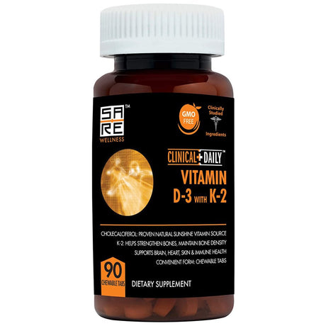 Clinical Daily Vitamin D3 2000 IU Supplement Daily Vitamins D Immune Support 90 Tablets