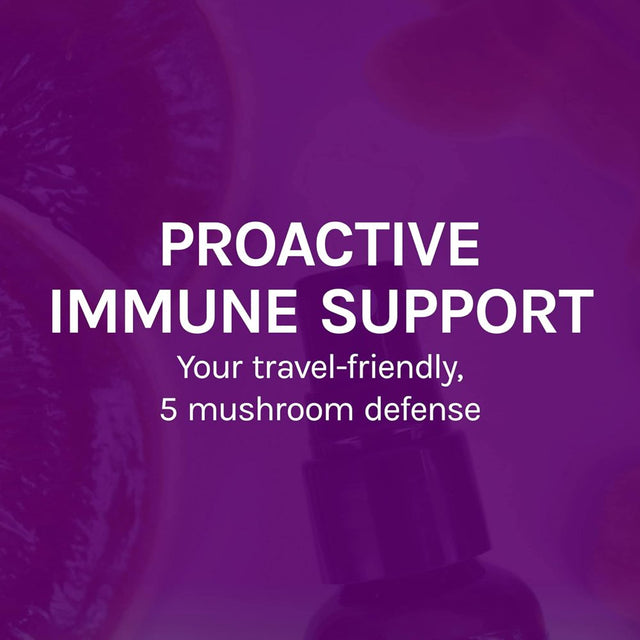 Host Defense, Mycoshield Spray, Daily Immune Support, Mushroom Supplement, Peppermint, 1 Fl Oz