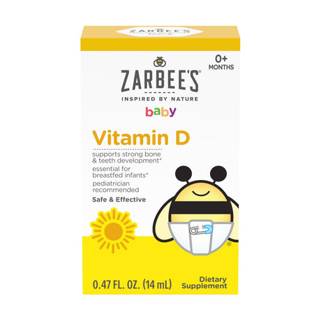 Zarbee'S Baby Vitamin D Supplement, 0.47 Fl. Ounces (1 Box)