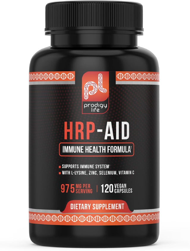 Premium Immune Support - Hrp-Aid Cold Sore Medicine - Lysine Complex with Vitamin C, Zinc. L-Lysine 250Mg. All Natural Formula (120Ct)