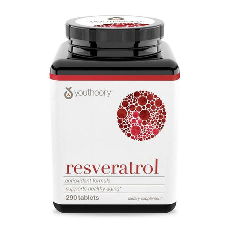 Youtheory Resveratrol, 290 Tablets