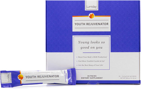 Youth Rejuvenator - HGH Booster Supplement for Women, Youth Booster, Sleep Support, Mood Enhancer - Lavender Lemon Flavored - 30 Count