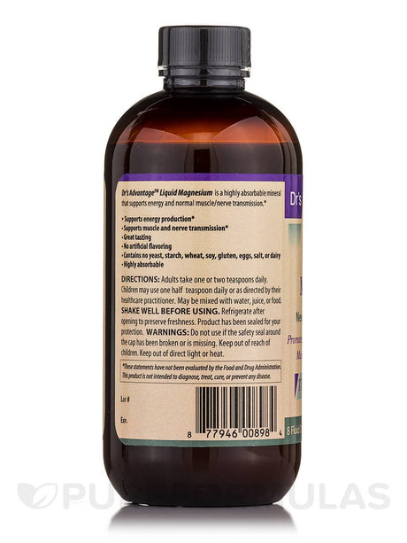 Dr.'S Advantage, Liquid Magnesium 8 Oz