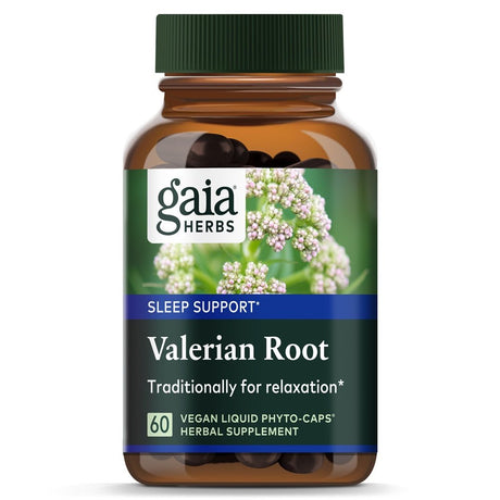 Gaia Herbs Valerian Root -- 60 Vegan Liquid Phyto-Caps