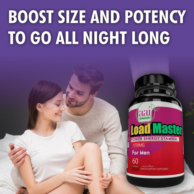 Loadmaster Testosterone Booster for Men, Libido Support & Performance 60 Pills