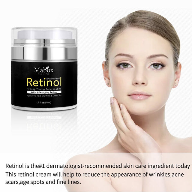 Weloille Pure Antiwrinkle Face & Neck Retinol Cream with Hyaluronic Premium Antiaging Face Moisturizer - Antiaging Firming Facial Cream to Reduce Wrinkles