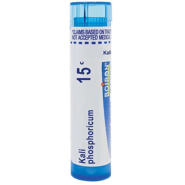 Boiron Kali Phosphoricum 15C, Homeopathic Medicine for Tension Headaches Associated with Intellectual Fatigue, 80 Pellets