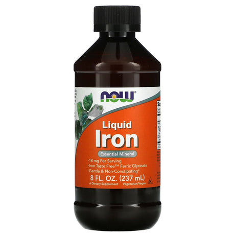 NOW Foods, Liquid Iron, 8 Fl Oz (237 Ml)