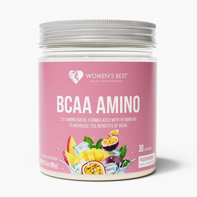 Women'S Best BCAA Amino Acids Powder, Passion Mango, 150G, 5.3 Oz