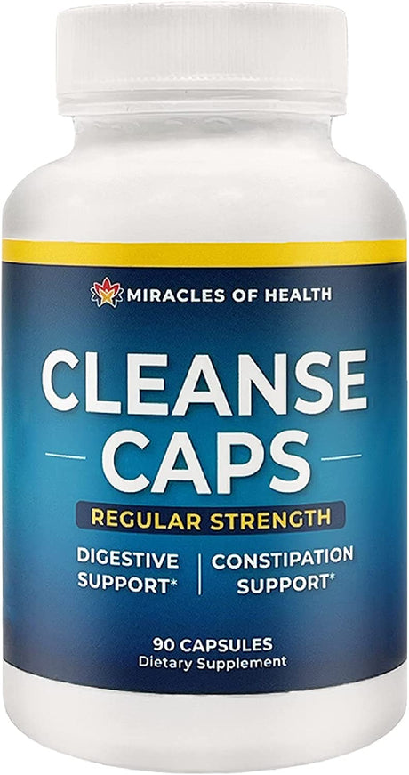 Herbal Cleanse Caps - Regular Strength | 100% Natural Laxative and Colon Cleanser