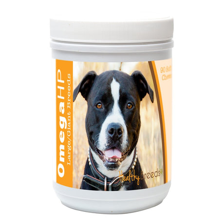 Healthy Breeds Pit Bull Omega HP Fatty Acid Skin and Coat Support Soft Chews