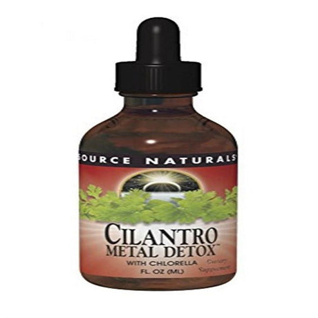 Source Naturals - Cilantro Metal Detox with Chlorella - 2 Fl. Oz.