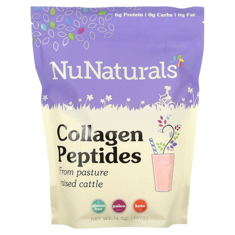 Nunaturals, Collagen Peptides, 14 Oz (397 G)