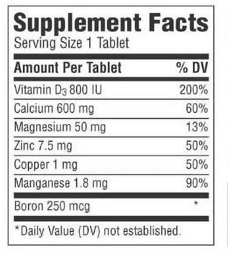 Caltrate 600Mg+ D with Minerals. 320 Count.