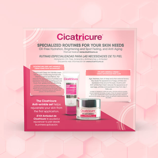 Cicatricure Complete Rejuvenating Skin Care System Gift Set with (1) Eye Anti-Wrinkle Cream & (1) Deep Anti-Wrinkle Moisturizing Cream, Value Pack of 2