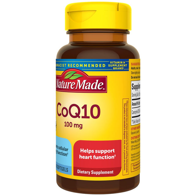 Nature Made Coq10 100Mg Softgels, Dietary Supplement for Heart Health Support, 40 Count