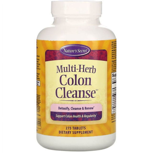 Nature'S Secret Multi-Fiber Colon Cleanse 275 Ct