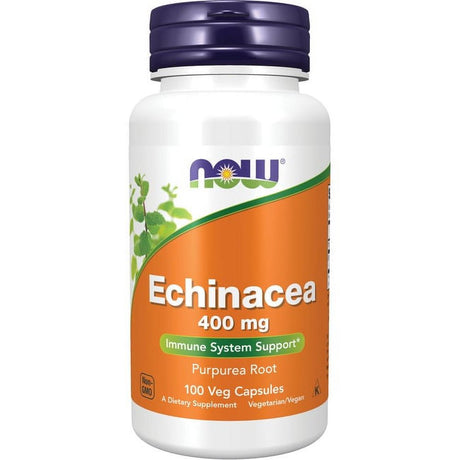 NOW Foods Echinacea 400 Mg 100 Veg Caps