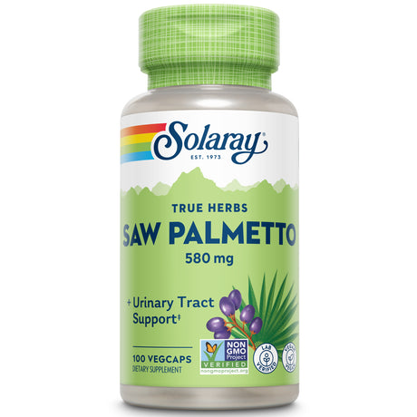 Solaray Saw Palmetto Berry 580Mg | 100 Vegcaps