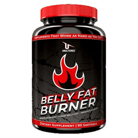 Belly Fat Burner - Natural Weight Loss Pills 90 Soft Gel