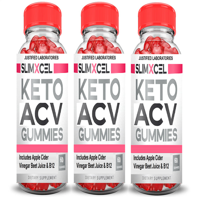 (2 Pack) Slimxcel Keto ACV Gummies 1000MG Dietary Supplement 120 Gummys