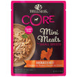 Wellness CORE Natural Grain Free Small Breed Mini Meals Wet Dog Food, Shredded Chicken & Turkey Dinner in Gravy, 3-Ounce Pouch (Pack of 12)