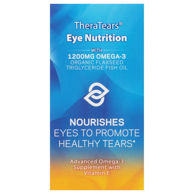 Theratears 1200Mg Omega 3 Supplement for Eye Nutrition, 90 Count