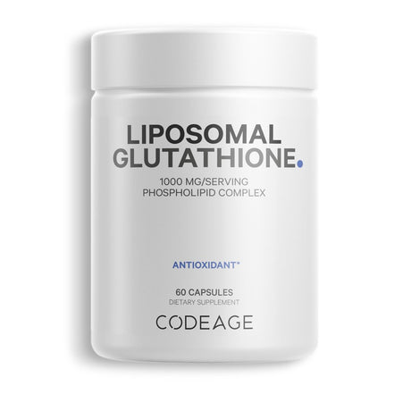 Codeage Liposomal Glutathione 1000 Mg, Glutaone™ L-Glutathione Reduced & Phospholipid Complex, 60 Ct