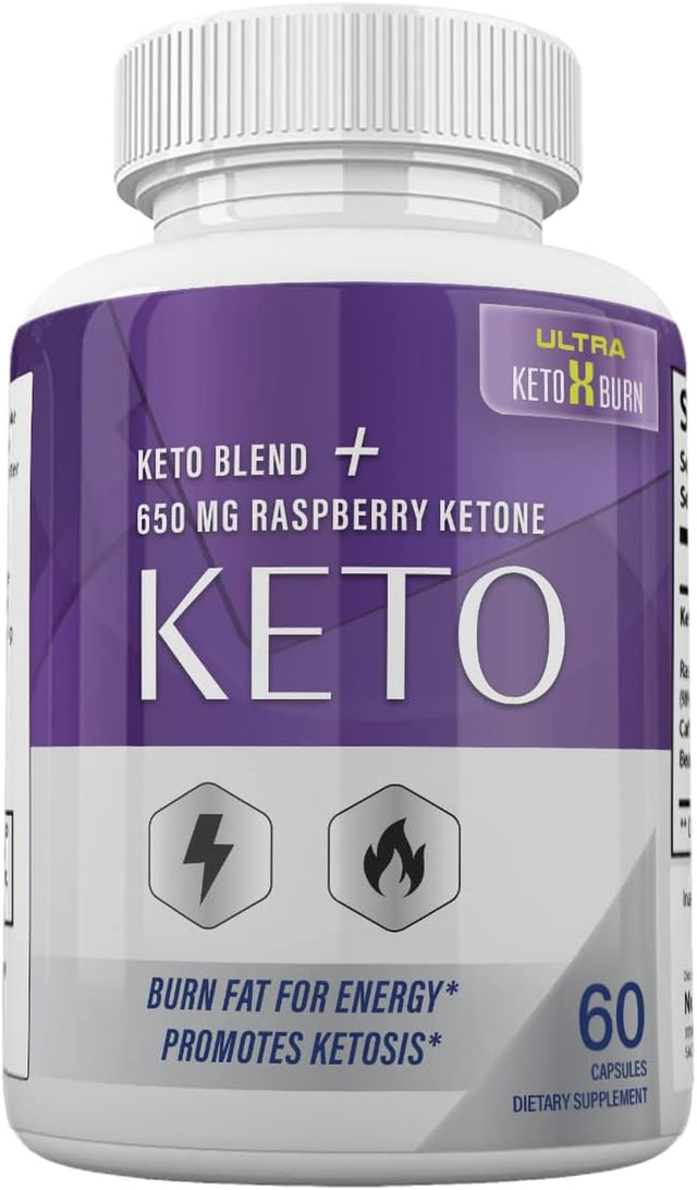 Ultra Keto X Burn - Keto Blend - 60 Capsules (1 Month Supply)