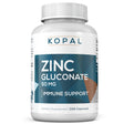 Kopal – 50Mg Zinc Gluconate – USA Made - Zinc Vitamin Supplements for Superior Immune Support, Recovery and Acne Defense – Gluten Free Non-Gmo Capsules