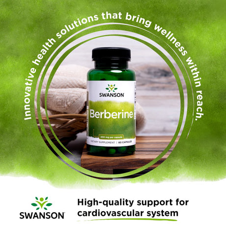 Swanson Herbal Supplements Berberine 400 Mg Capsule 60Ct